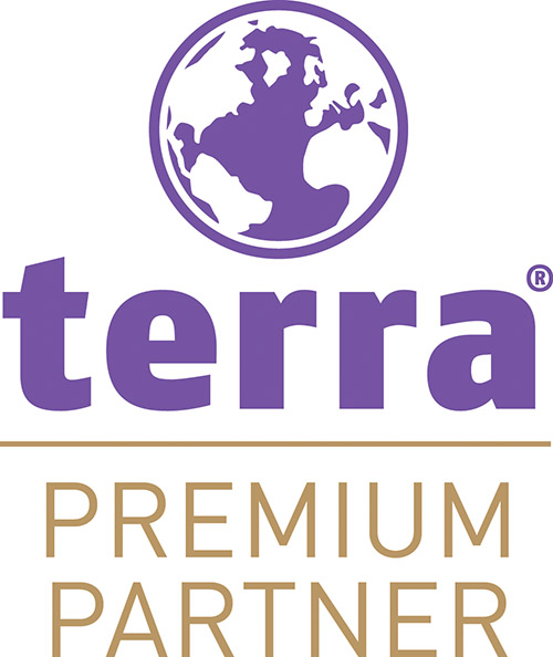 Logo Terra Premium Partner : Odtek est revendeur agréé des serveurs et ordinateurs de haute qualité Wortmann Terra.